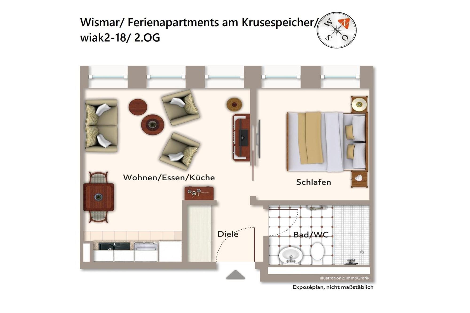 Apartment Ferienapartments Am Krusespeicher Ferienapartments Am Krusespeicher 2-18 Wißmar